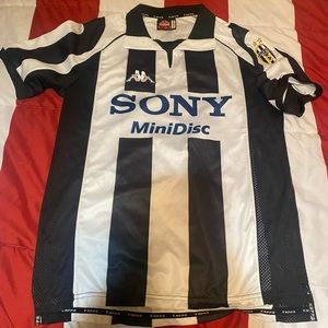 #21 Zinedine Zidane Juventus Jersey Kappa Men’s Medium